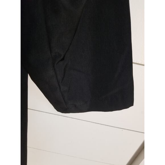 Women's Liz Claiborne Hooded Winter Coat Large Black Full Zip - Picture 9 of 11